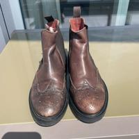 Stivaletto in pelle coda di rondine