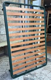 Letto doghe legno materasso matrimonio