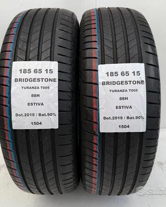 2 gomme 185 65 15 bridgestone a1504