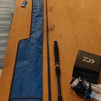 COMBO MOLIX SKIRMJAN DAIWA SALTIST MQ