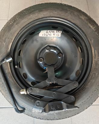 Kit ruotino di scorta r15 panda CROSS 500 Abarth