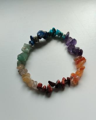 bracciale 7 chakra pietre vere