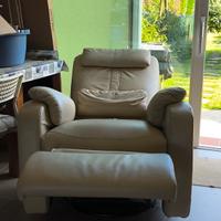 poltrona reclinabile manuale 