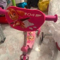 monopattino paw Patrol fucsia 