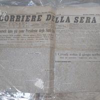 Lotto di 5 giornali d'epoca con argomenti storici