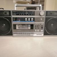 radio stereo Sanyo vintage anni 80