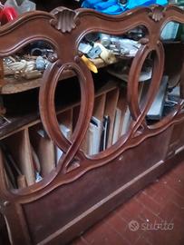 testata letto in legno 