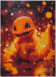 Quadro Pokémon Charmander decorazione cameretta
