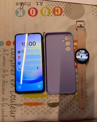 Samsung A 25 256 galaxy watch 4