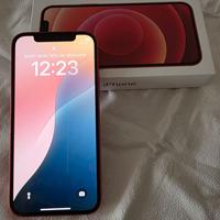 Iphone 12 128GB Red + Cover e Pellicole