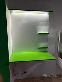 Espositore LED da parete per negozio