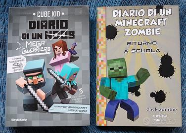 2 libri MINECRAFT per ragazzi, anni 2015-2016