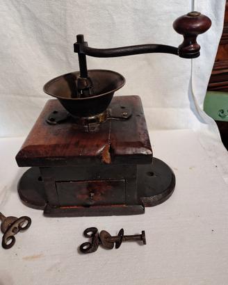 antico macina caffè fine Ottocento