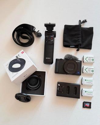 Sony ZV-1 kit vlog completo + grip Sony + grandang