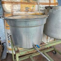 Pentola da 50L con rubinetto e filtro Bazooka