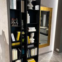 LIBRERIA LZ-1 OLMO BLACK ZALF H.210XL.90XPR.31,6