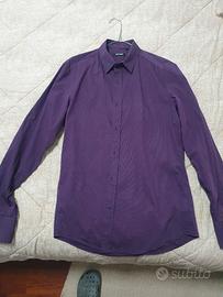 Camicia uomo Antony Morato viola scuro - Taglia 50