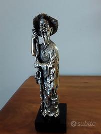 Antica Statuina Orientale in argento