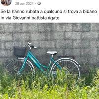BICICLETTA RUBATA TIGOTA' A BIBANO