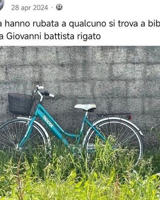 BICICLETTA RUBATA TIGOTA' A BIBANO