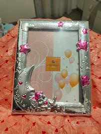 cornice argento luna neonata 