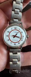 Orologio Vintage Meccanico TIMEX 1977 Dett Rossi
