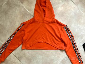 Completo sportivo donna SUNNY– felpa arancione 