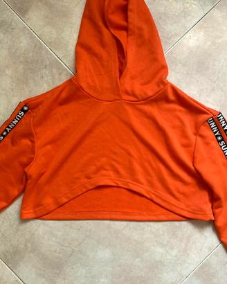 Completo sportivo donna SUNNY– felpa arancione 