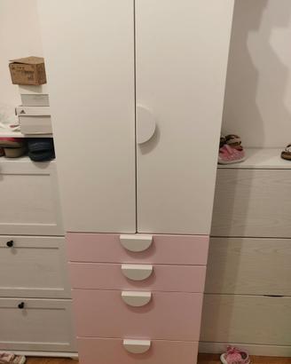 Set di 3 Armadi rosa ikea