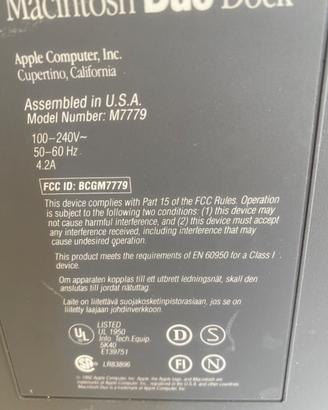 Macintosh PowerBook DUO DOCK II