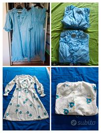  Vestaglia+ 2 camicie da notte. Nuove.