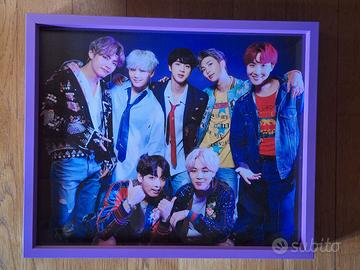Quadro con il gruppo dei BTS