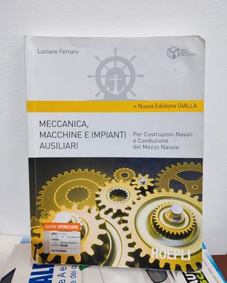 Libro di meccanica e macchine, impianti asuliari. 