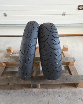 COPPIA GOMME DUNLOP 120 70 19  + 170 60 17