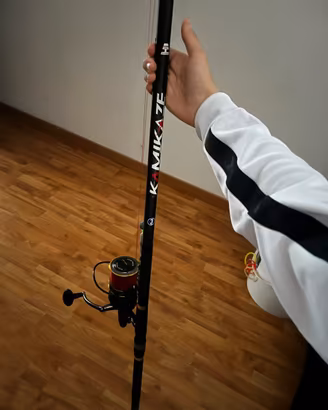 canna pesca storioni