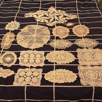 Centrini di pizzo in cotone in stile vintage