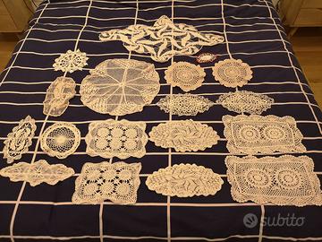 Centrini di pizzo in cotone in stile vintage