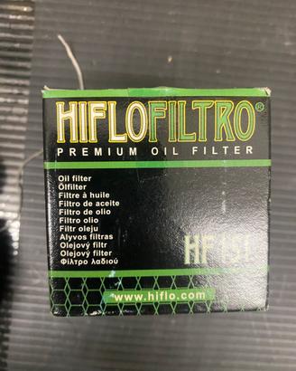 Filtro olio moto HF 151