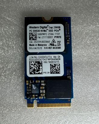 NVMe Western Digital SN530 256Gb