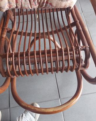 Sedia Vintage a dondolo