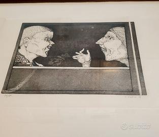 KARL PLATTNER " CONVERSAZIONE A DUE "