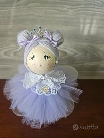 Bomboniera bambola battesimo matrimonio comunione 