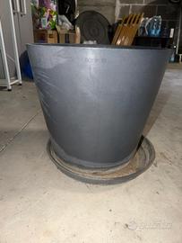 Vaso ecoplast 35x40 grigio