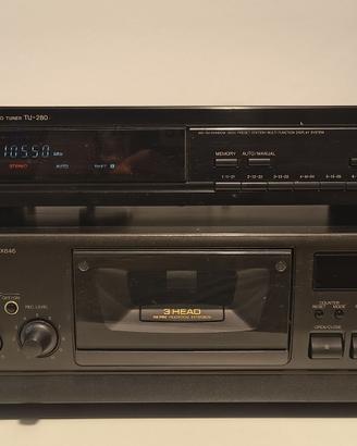 PIASTRA TECHNICS RS-BX646 + TUNER DENON TU-280