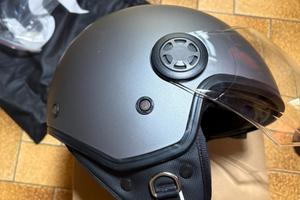 Casco moto grigio jet XL SKA-P