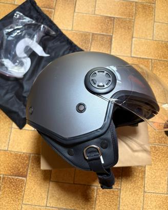 Casco moto grigio jet XL SKA-P