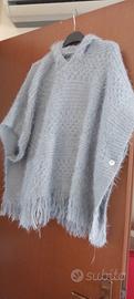 mantella o poncho grigio tg S