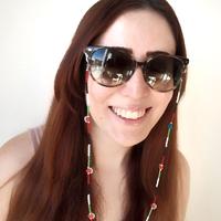 Bandiera Palestina anguria catenella per occhiali