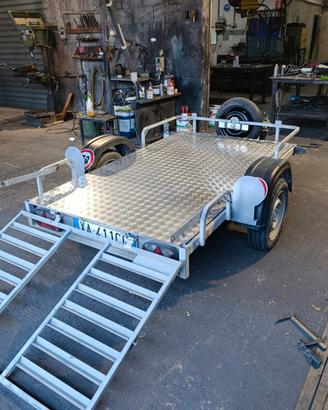 carrello rimorchio porta moto quad, tutto