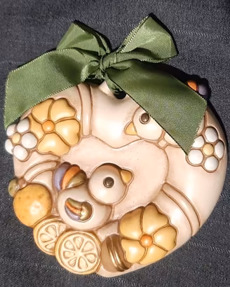 formella a cuore con uccellini thun 